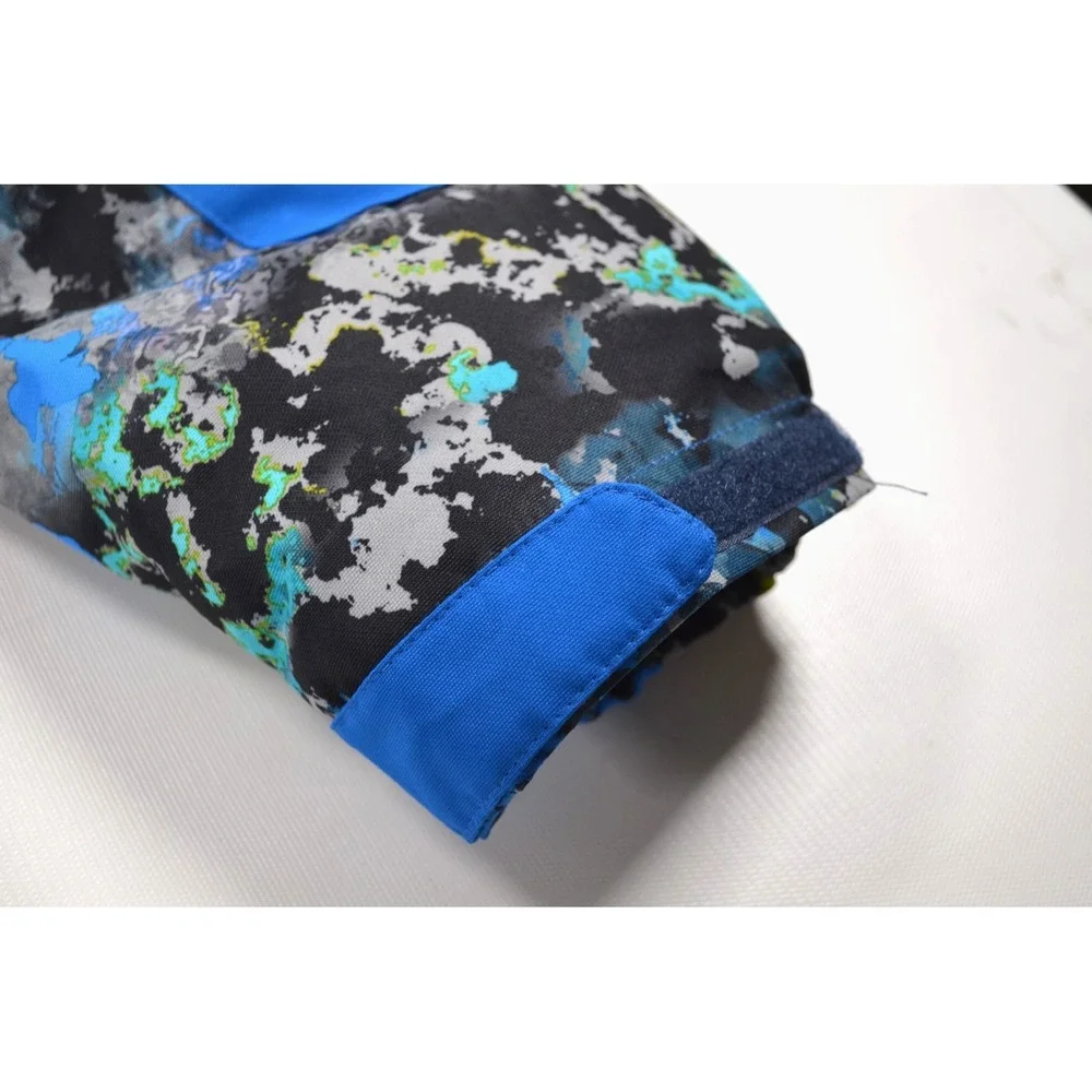 Swiss Tech Boys Reversible 3 in 1 Coat Blue & Multi Hooded Size XXL (18) Nwts‎